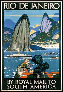 Poster pubblicitario di Rio de Janeiro